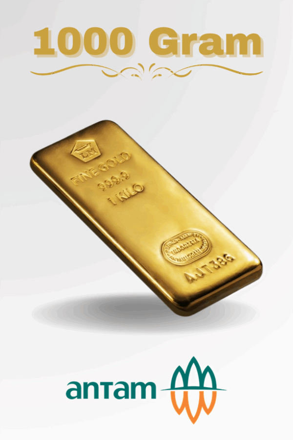 Jual Emas Batangan 1000 Gram | LM | Antam