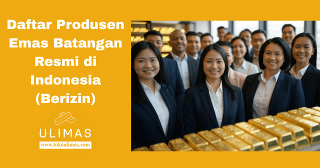 Daftar Produsen Emas Batangan Resmi di Indonesia (Berizin)