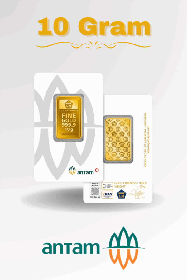 Jual Emas Batangan 10 Gram LM Antam