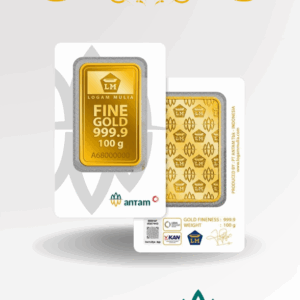 Jual Emas Batangan 100 Gram LM Antam