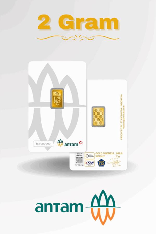 Jual Emas Batangan 2 Gram LM Antam