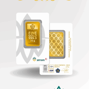 Jual Emas Batangan 25 Gram LM Antam