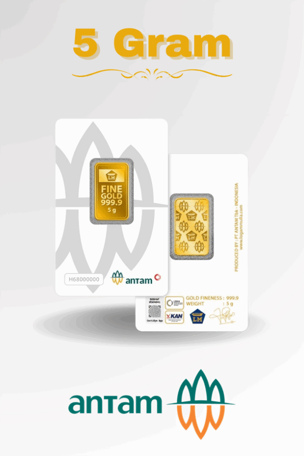 Jual Emas Batangan 5 Gram LM Antam